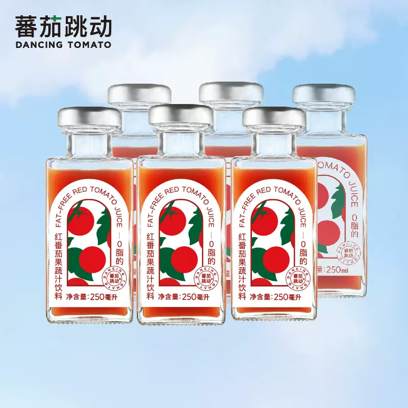 【券后价:65.9元】 【蕃茄跳动】番茄果汁0脂健康饮料6瓶 - 蕃茄跳动旗舰店