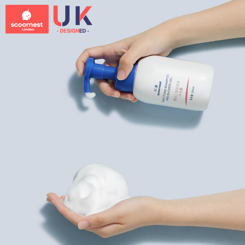 【券后价:19.9元】 【英国KC】儿童洗发沐浴2合一300ML - scoornest科巢旗舰店