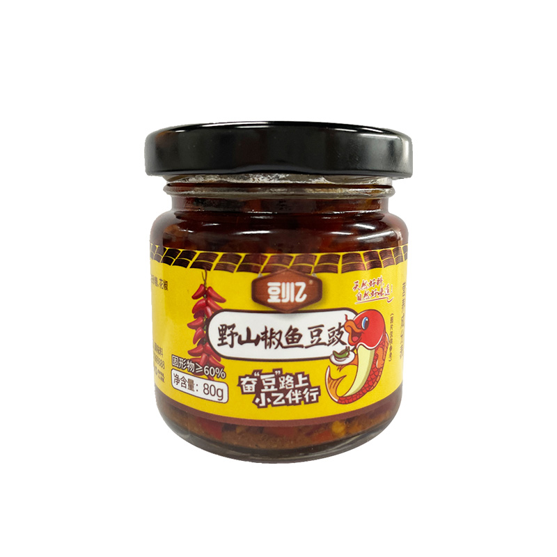 【券后价:5.1元】 黑盒+签到！豆小乙野山椒鱼仔豆豉80g - 豆小乙旗舰店