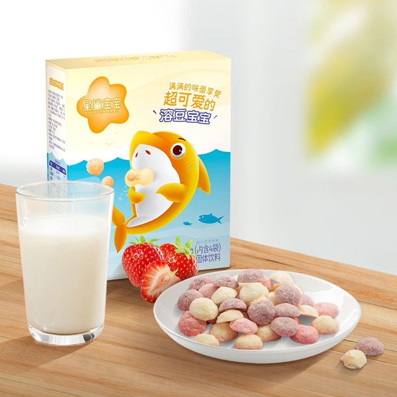 【券后价:10.9元】 星鲨宝宝水果酸奶益生菌溶豆 - 星鲨母婴旗舰店