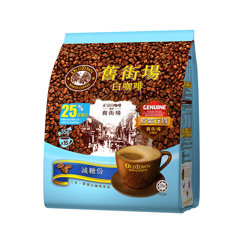 【券后价:36.9元】 旧街场三合一咖啡粉525g - 天猫国际自营进口超市