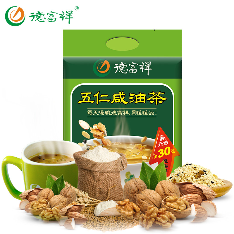 【券后价:9.9元】 【商品】德富祥油茶清真食品五仁咸480g