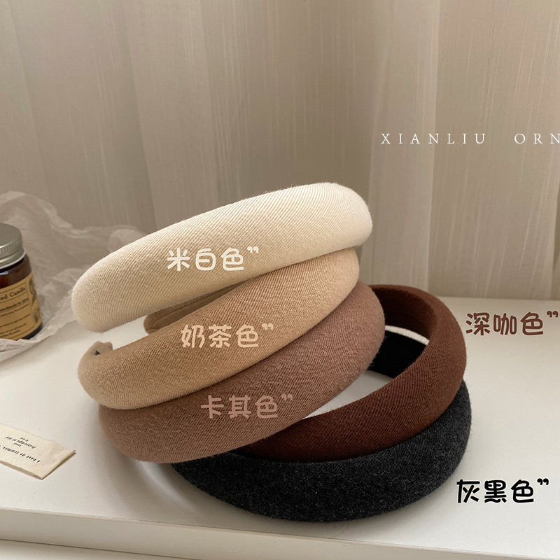 【券后价:9.9元】 宽边高级感女发卡头饰发箍 - 先流饰品