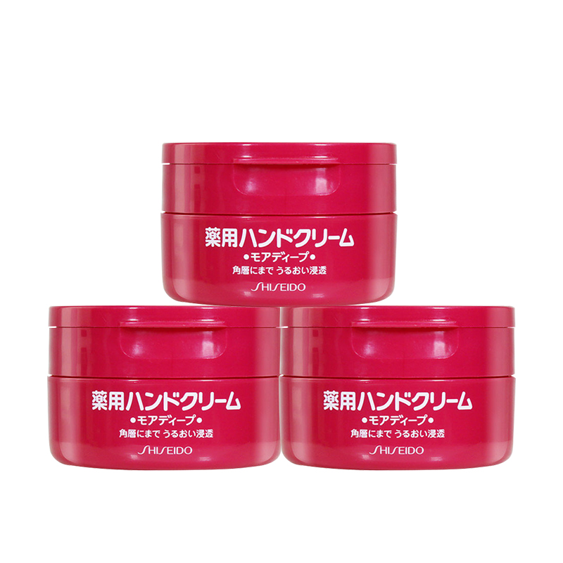 【券后价:84.1元】 松本清资生堂小红罐尿素护手霜100g*3 - MatsumotoKiYoshi海外旗舰店