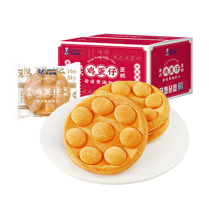 【券后价:19.9元】 19.9元！卡尔顿港式鸡蛋仔500g/整箱 - 天猫超市