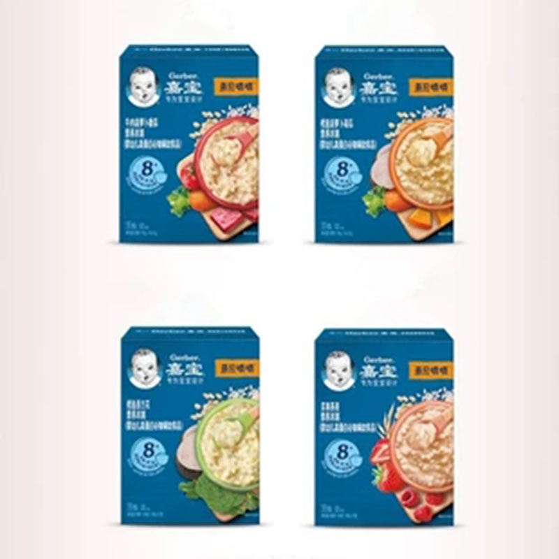 【券后价:91.4元】 嘉宝高蛋白米糊牛肉+鳕鱼西兰花米粥198g*2 - 天猫超市