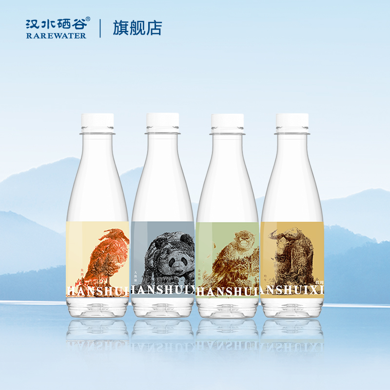 【券后价:6.9元】 【汉水硒谷】天然富硒矿泉水300ml*6瓶 - 汉水硒谷旗舰店