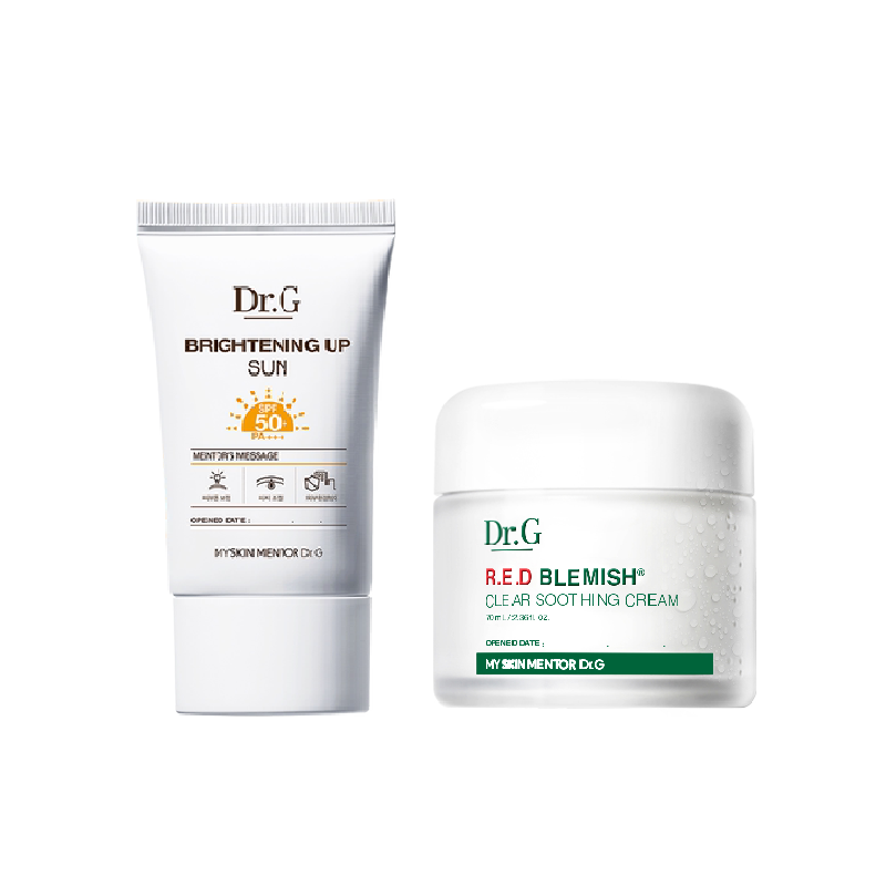 【券后价:219元】 Dr.G蒂迩肌焕亮防晒霜面霜套装 - DrG蒂迩肌官方旗舰店