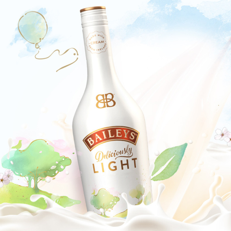 【券后价:93.6元】 百利甜酒Baileys轻怡700ml轻糖轻卡微醺洋酒 - 百利官方旗舰店