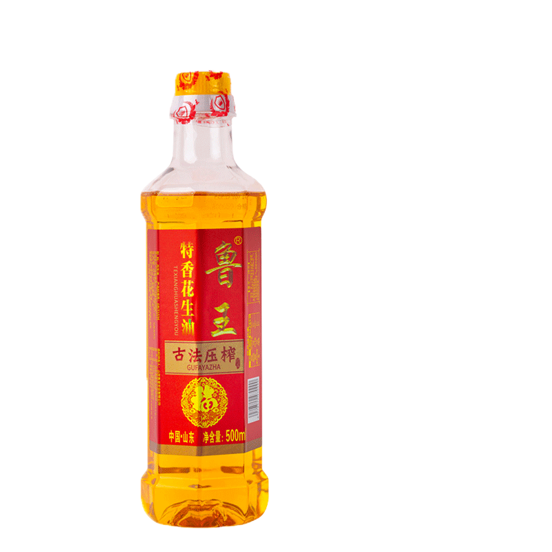 【券后价:9.9元】 【签到】鲁王食用油纯花生油500ml - 鲁王旗舰店