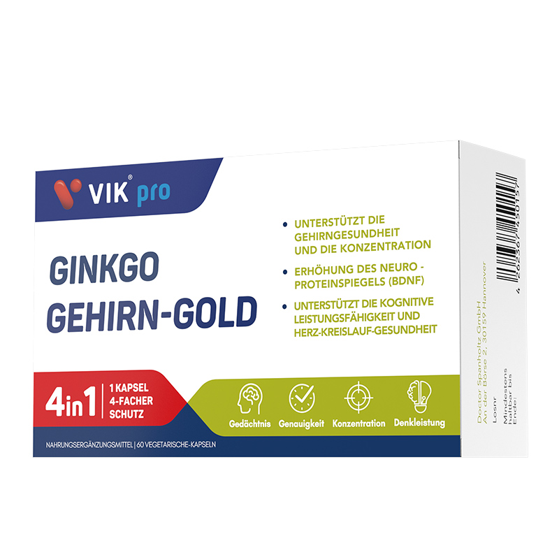【券后价:149.88元】 德国VIKpro进口高端银杏叶脑黄金胶囊 - vik海外旗舰店