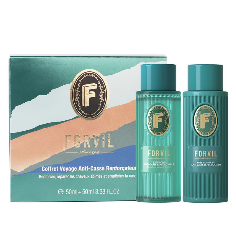 【券后价:9.9元】 法国FORVIL强韧丰盈洗发水50ml+护发素50ml - forvil旗舰店