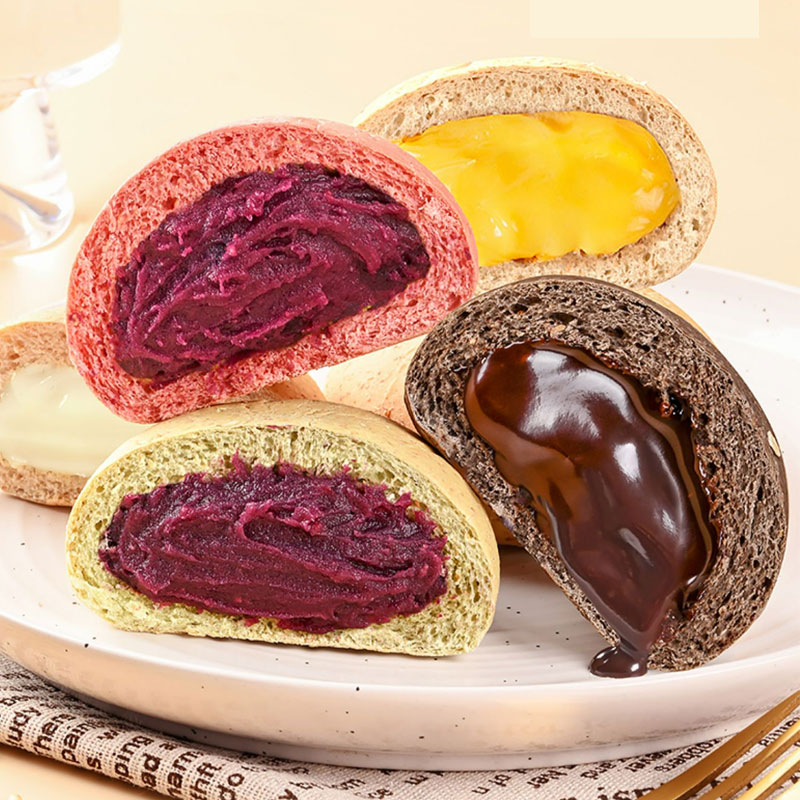 【券后价:15.9元】 10个盐津铺子全麦欧包低脂早餐500g - 盐津铺子食品旗舰店