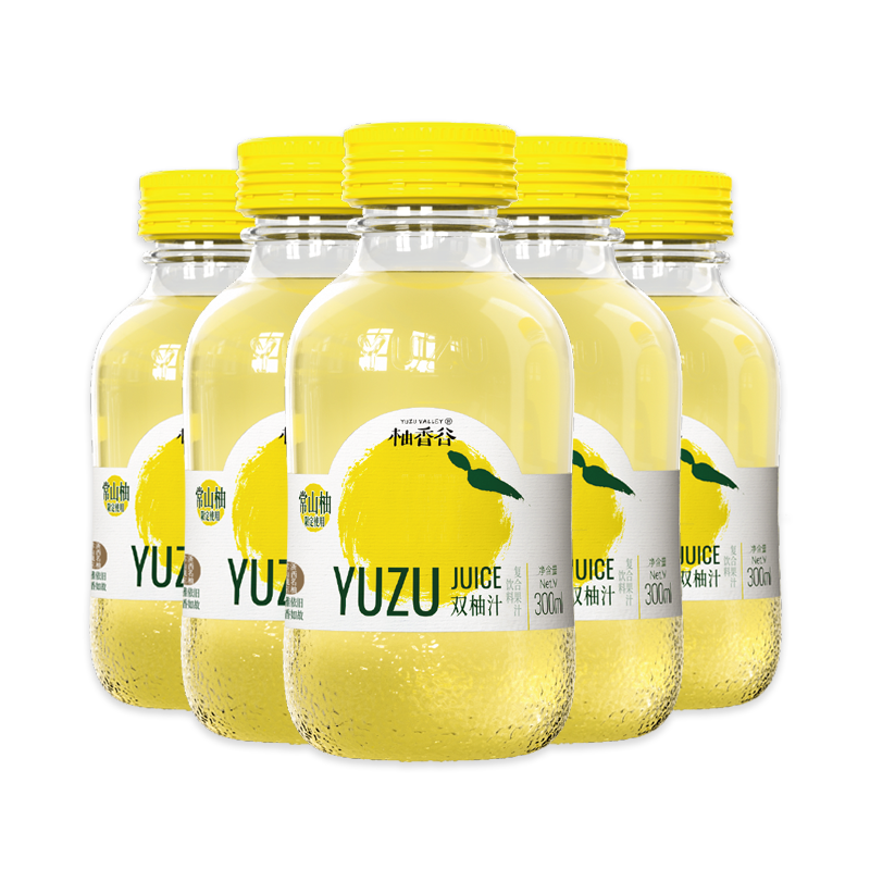 【券后价:49.9元】 【柚香谷】酸甜可口双柚汁300ml*5 - 柚香谷旗舰店