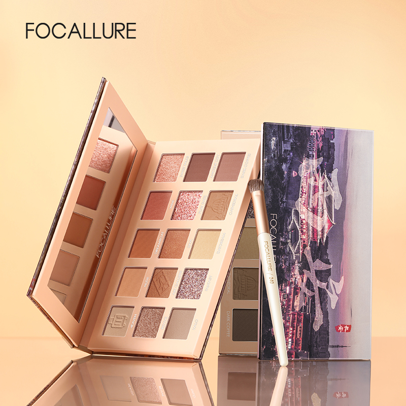 【券后价:34.9元】 菲鹿儿15色旅行眼影盘 - focallure旗舰店
