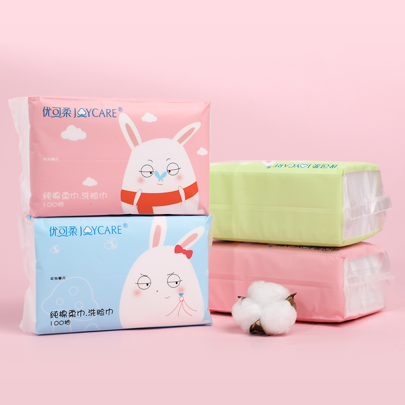 【券后价:6.9元】 【可签到】宝宝纯棉棉柔巾100抽 - joycare旗舰店