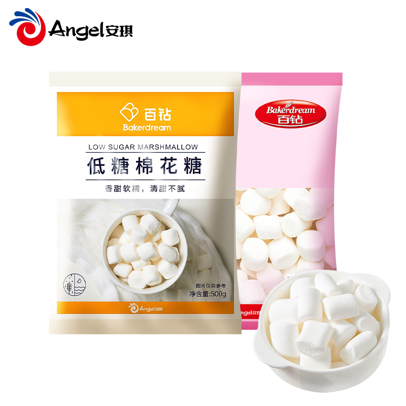 【券后价:5.8元】 百钻低糖棉花糖牛轧糖雪花酥奶枣零食蛋糕 - 安琪酵母旗舰店