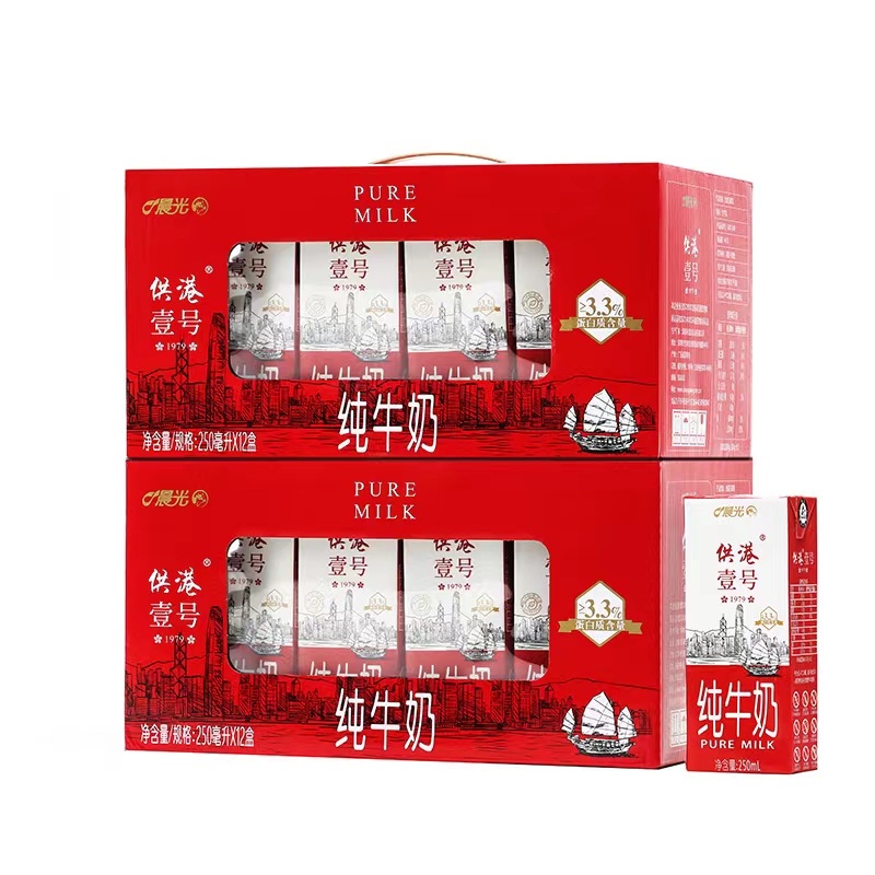 【券后价:78元】 【首单立减8】供港壹号高品质纯牛奶24盒 - 晨光乳品旗舰店
