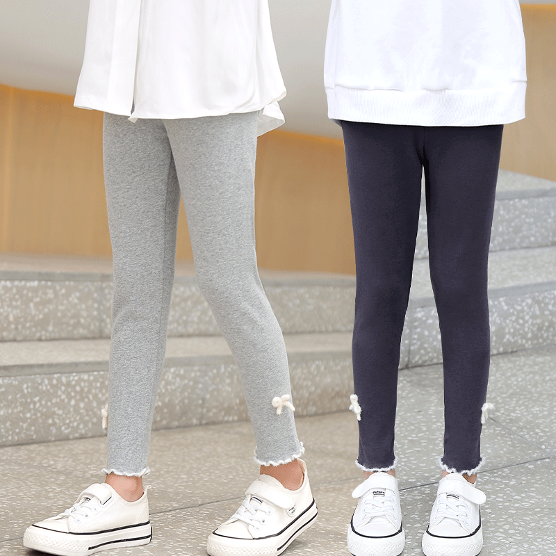 【券后价:12.9元】 【全尺寸】秋季女童磨毛打底裤 - 跳跳家旗舰店