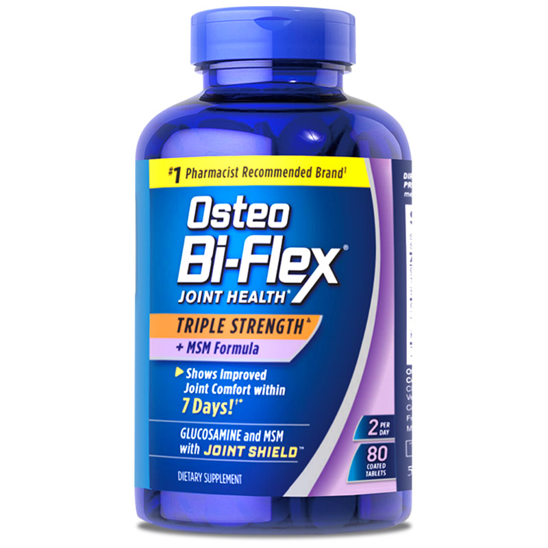 【券后价:139.44元】 osteobiflex关捷健氨糖软骨素小紫瓶80粒 - osteobiflex海外旗舰店