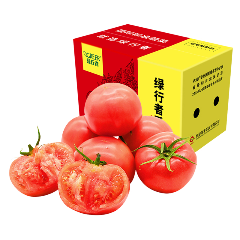 【券后价:23.9元】 绿行者桃太郎番茄新鲜西红柿3斤 - 绿行者食品旗舰店