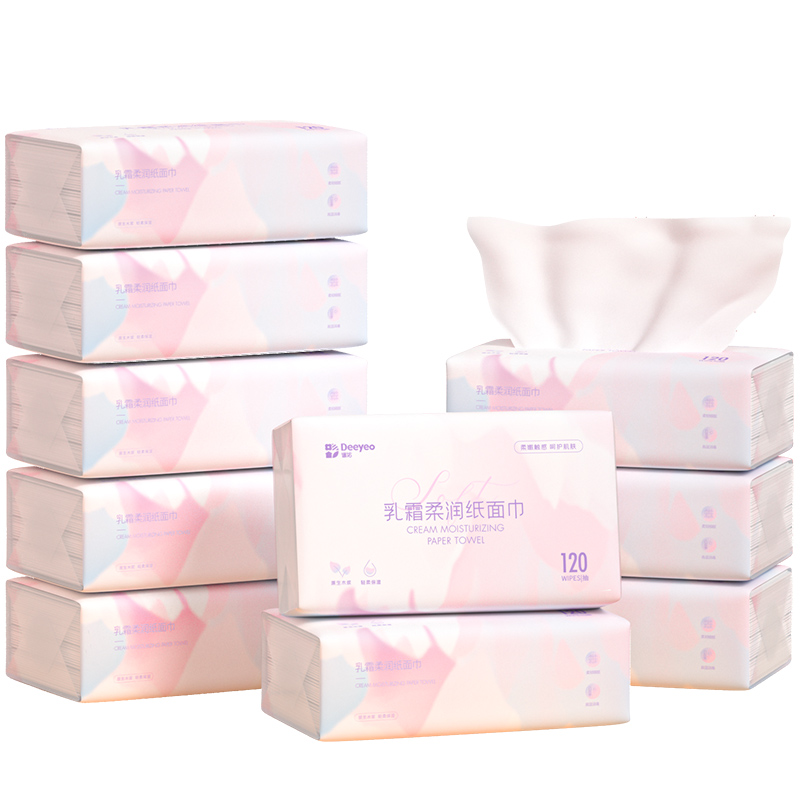【券后价:23.9元】 德佑婴儿云柔巾乳霜纸120抽*5包 - 德佑旗舰店