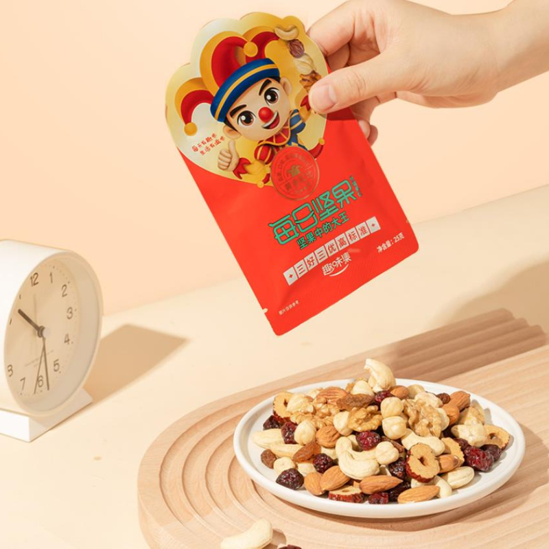 【券后价:5.9元】 【稳定签到】趣味集0添加每日坚果25g*4包
