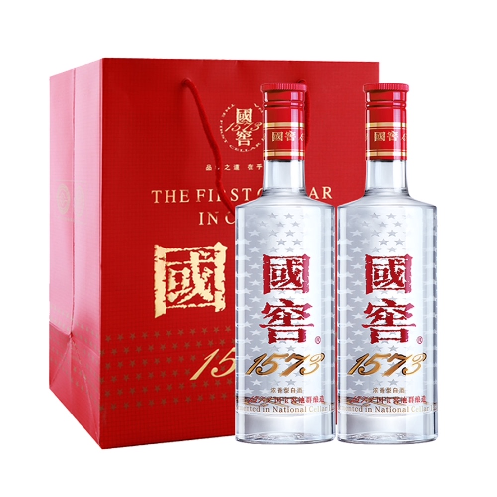 【券后价:2158元】 猫超！泸州老窖国窖1573白酒500mL*2经典装 - 天猫超市