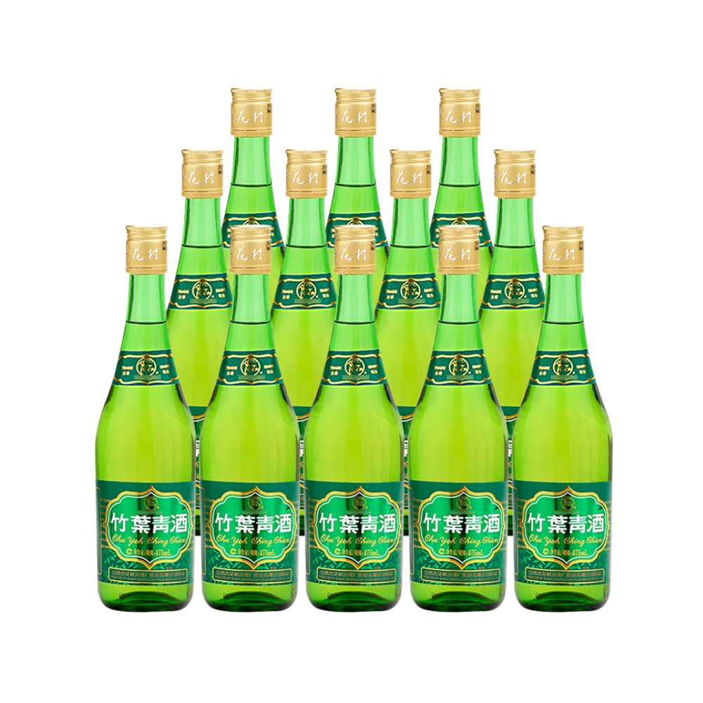 【券后价:454元】 山西汾酒杏花村竹叶青酒38度玻竹475mL*12瓶 - 天猫超市