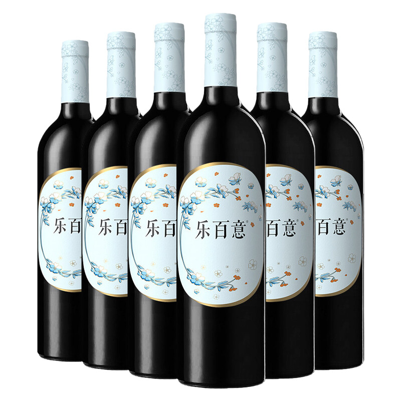 【券后价:99元】 张裕红酒乐百意半干红葡萄酒750mlx6瓶 - 天猫超市