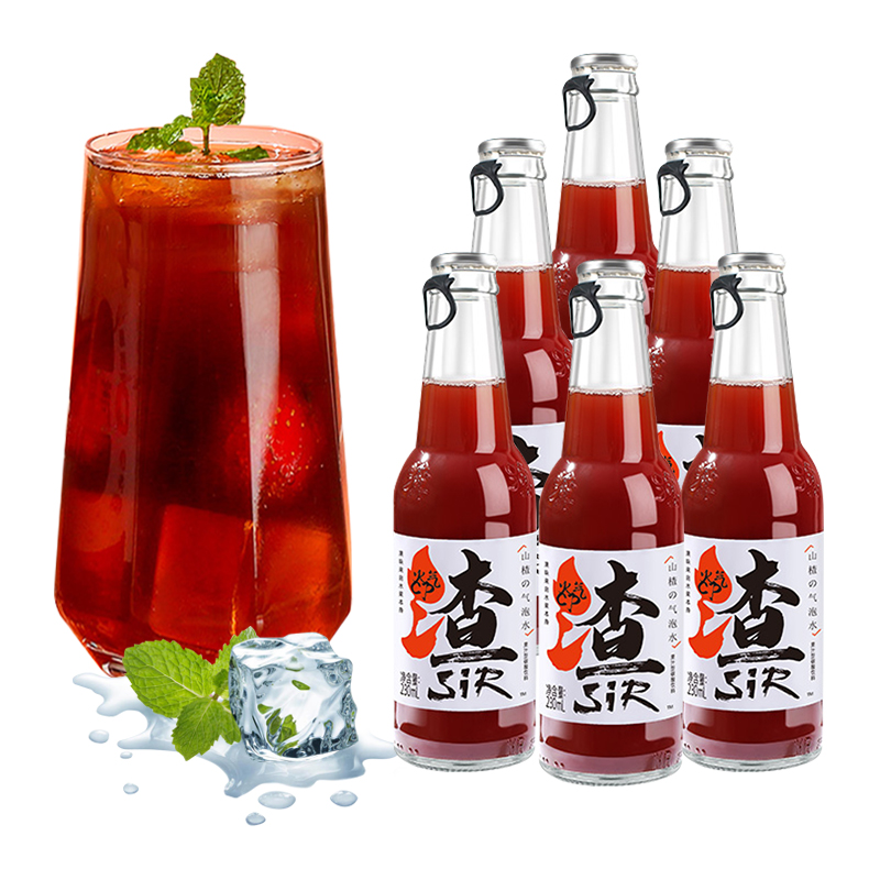 【券后价:34.25元】 【猫超】山楂果汁气泡水230ml*6瓶 - 天猫超市