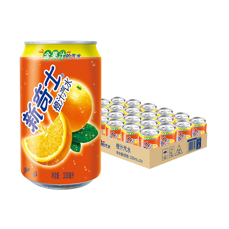 【券后价:120.03元】 【领149-15】屈臣氏橙汁汽水330ml*48罐 - 天猫超市
