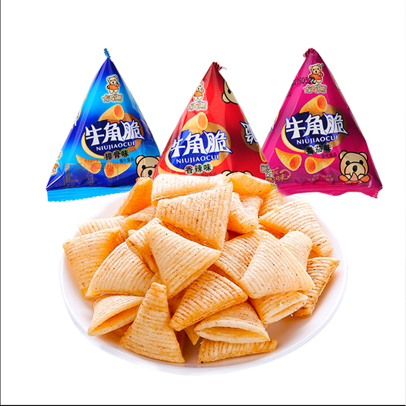 【券后价:13.9元】 卡宾熊牛角脆50包混合口味 - 卡宾熊食品专营店