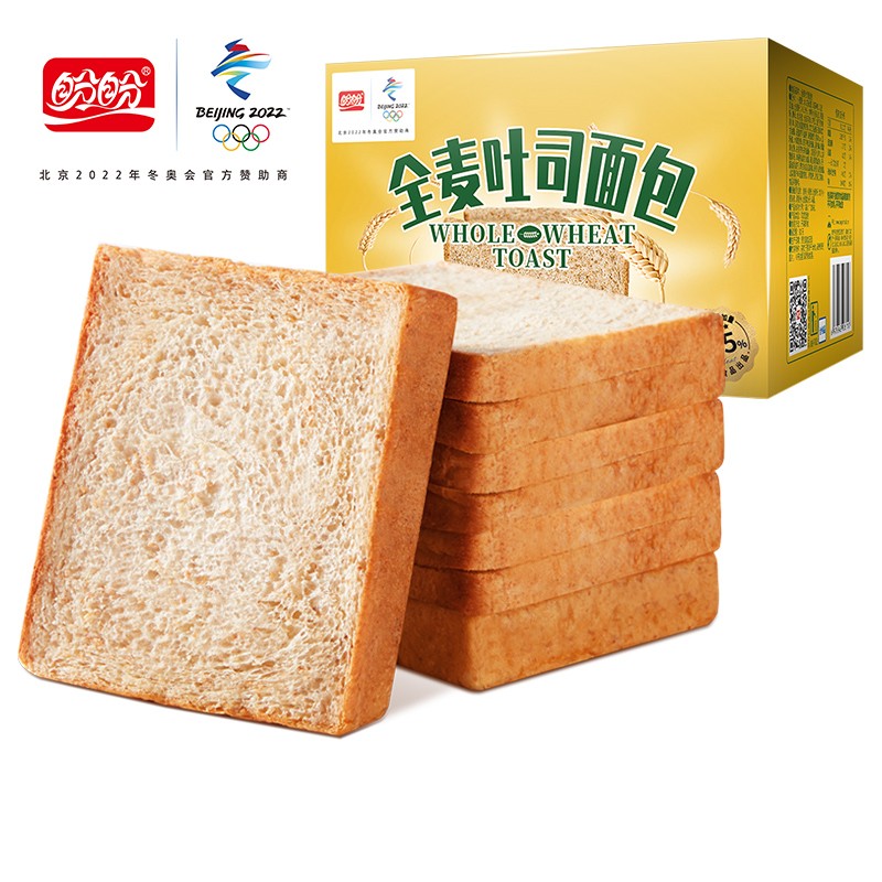 【券后价:19.9元】 【官旗】盼盼吐司520g早餐面包整箱装 - 盼盼食品官方旗舰店
