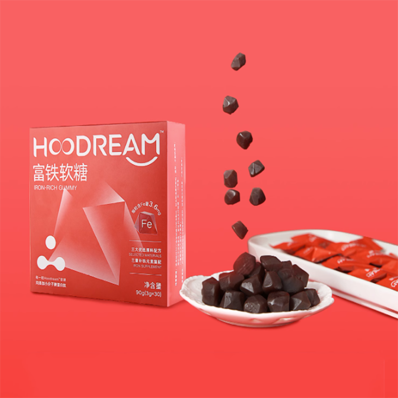 【券后价:19元】 【30颗】Hoodream孕妇经期女性富铁软糖 - Hoodream旗舰店