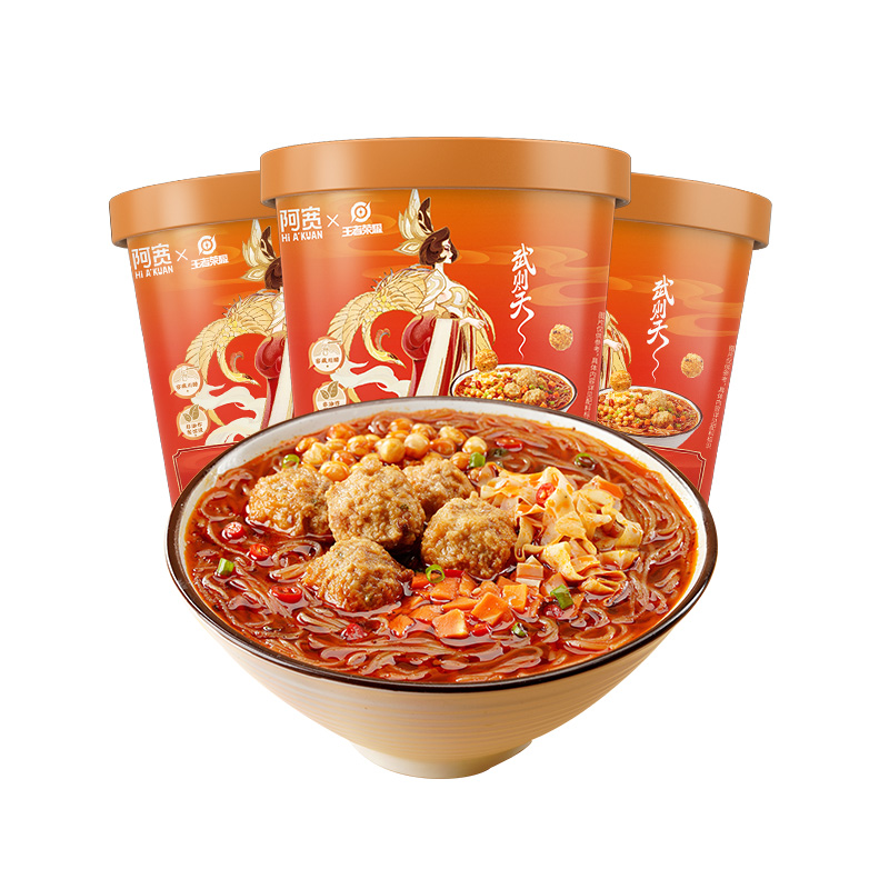 【券后价:24.9元】 【阿宽】正宗成都肉丸酸辣粉6桶 - 阿宽旗舰店