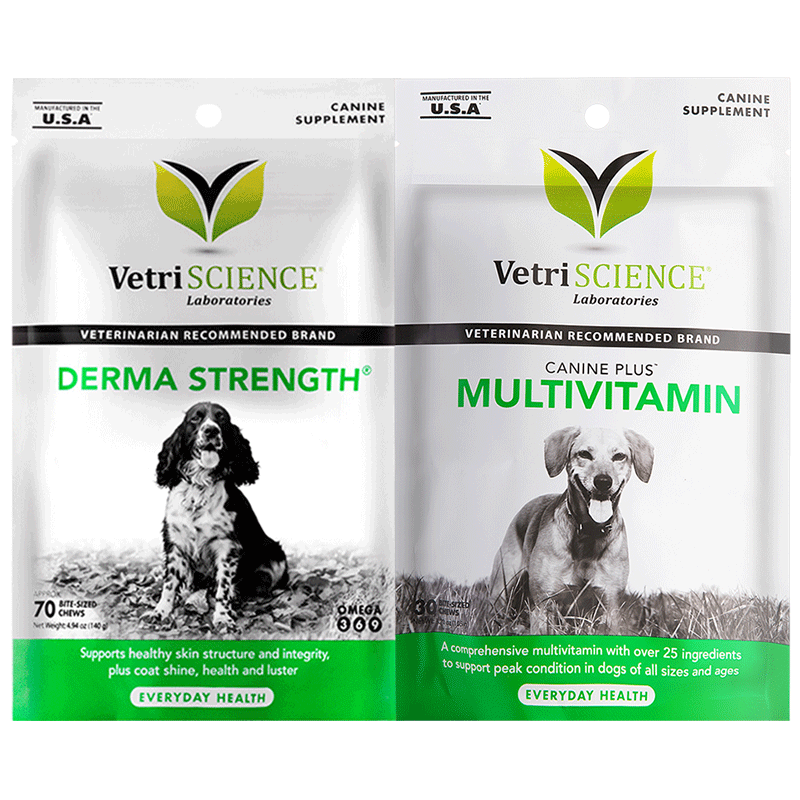 【券后价:19元】 【美毛亮毛】狗狗复合营养维生素30粒 - VetriScience海外旗舰店