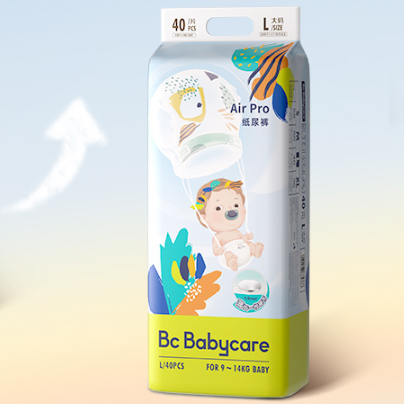 【券后价:276元】 babycare纸尿裤Airpro婴儿日用尿不湿 - bcbabycare纸尿裤旗舰店