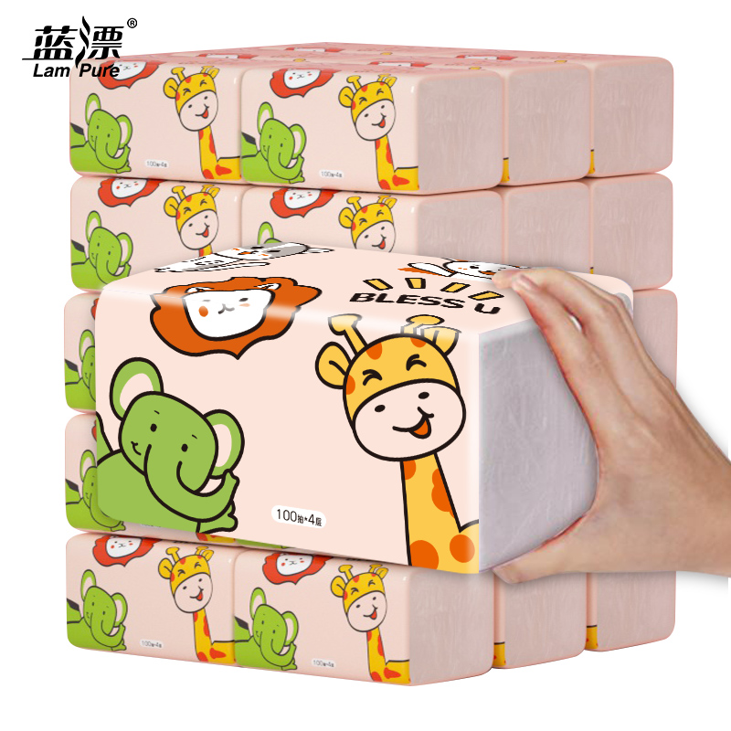 【券后价:27.9元】 蓝漂大号抽纸400张*30包整箱 - 蓝漂旗舰店