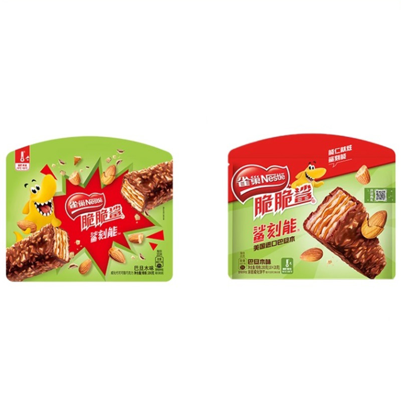 【券后价:27.9元】 雀巢脆脆鲨巴旦木味巧克力威化饼干200g*2 - 天猫超市