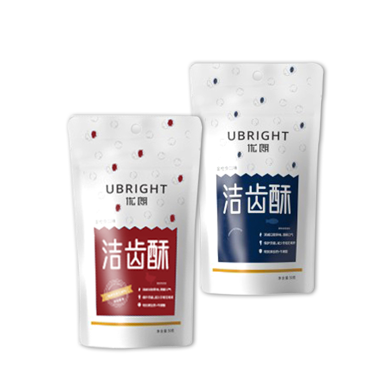 【券后价:9.9元】 优朗猫咪蜂窝状洁齿酥鲜肉饼干50g - 优朗旗舰店