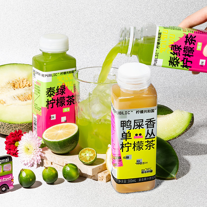 【券后价:19.9元】 柠檬共和国泰绿柠檬茶饮料300ml*12 - 柠檬共和国旗舰店