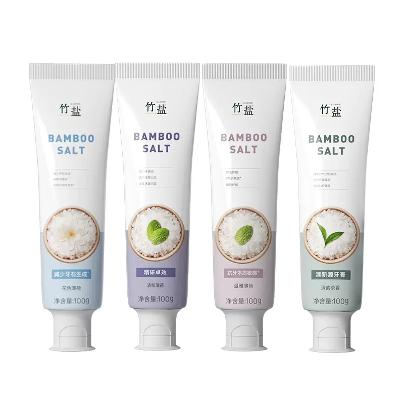【券后价:39.1元】 【竹盐】清新抗敏感护龈牙膏4支装 - BAMBOOSALT竹盐旗舰店