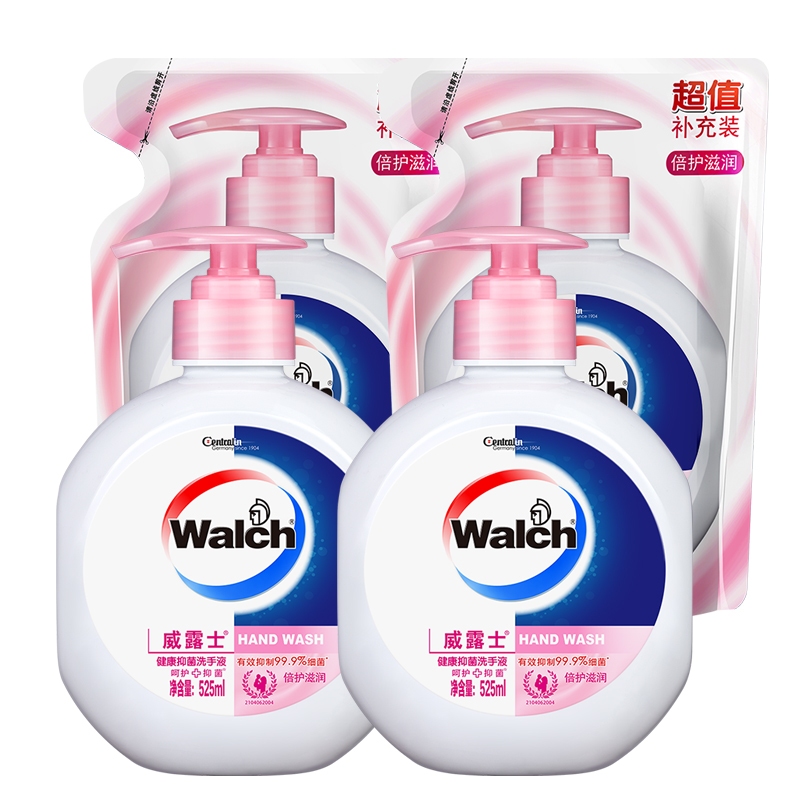 【券后价:31.95元】 【自营】威露士杀菌洗手液525ml*2瓶+2袋 - 天猫国际自营进口超市
