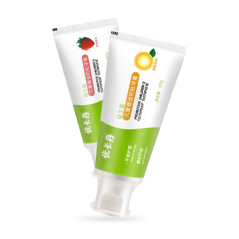【券后价:19.9元】 【2支装】优卡丹可吞咽儿童牙膏60g - 优卡丹旗舰店