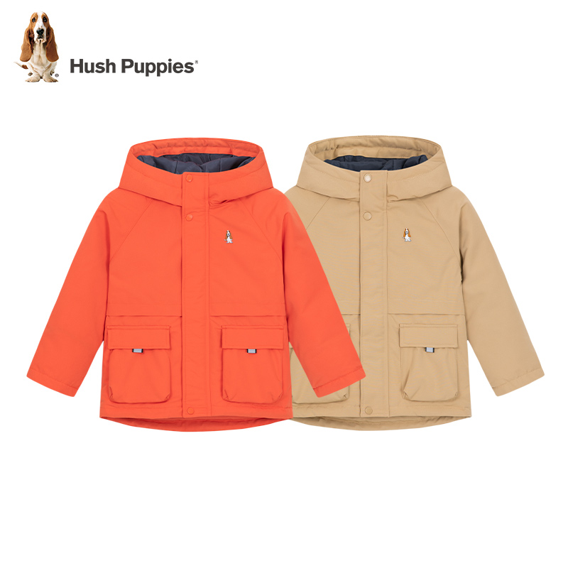 【券后价:440.1元】 暇步士加厚工装风羽绒服 - hushpuppies童装outlets店