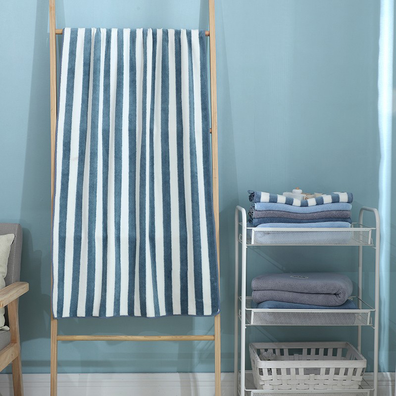 【券后价:10.9元】 【多款可选】加长珊瑚绒浴巾140x70cm - oujemy居家日用旗舰店