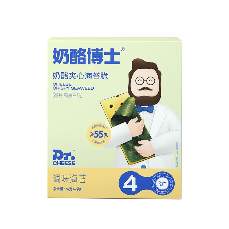 【券后价:65.8元】 【奶酪博士】海苔脆片奶酪夹心紫菜宝宝零食 - Dr.Cheese奶酪博士旗舰店