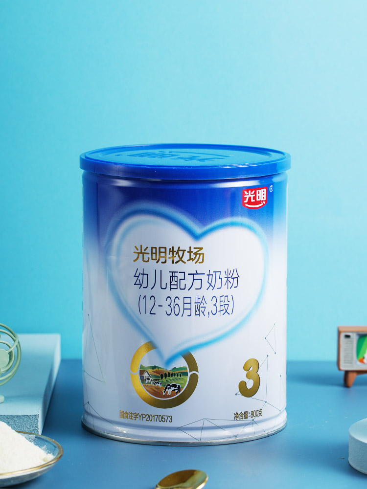 【券后价:142元】 光明牧场幼儿配方奶粉3段12-36月龄800g单罐 - 光明奶粉旗舰店