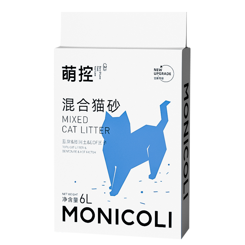【券后价:15.8元】 【萌控旗舰店】膨润土奶香豆腐混合猫砂6L - 萌控旗舰店